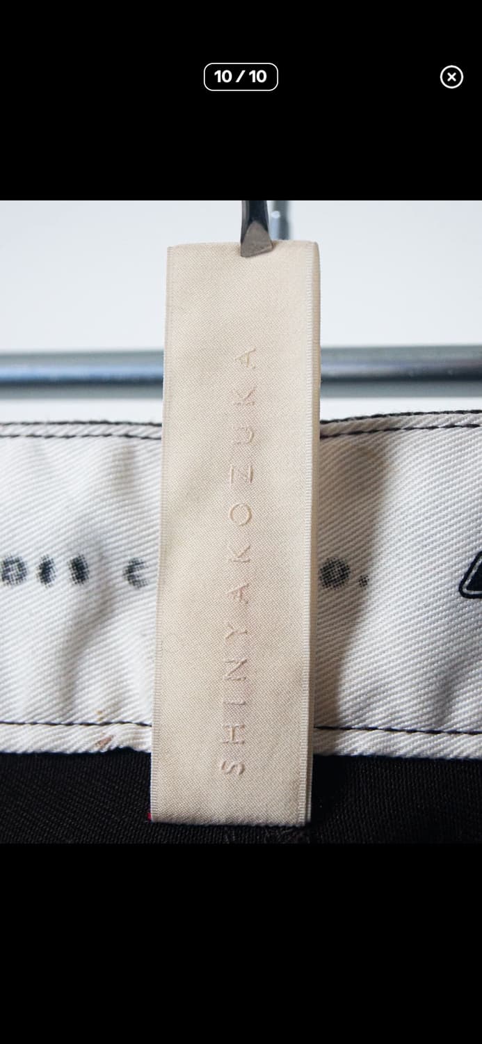 shinya kozuka x dickies 사이드턱 더블니 팬츠 브라운 상품이미지6