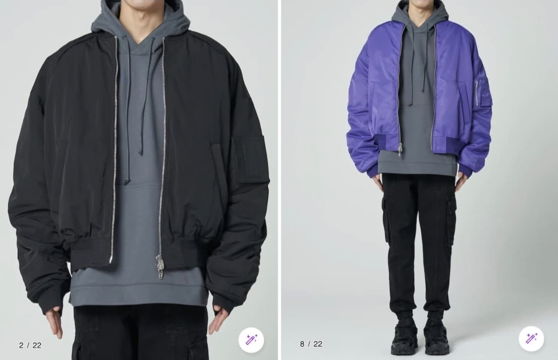 [새상품/46] 준지 리버서블 패딩 MA-1 점퍼 상품이미지5