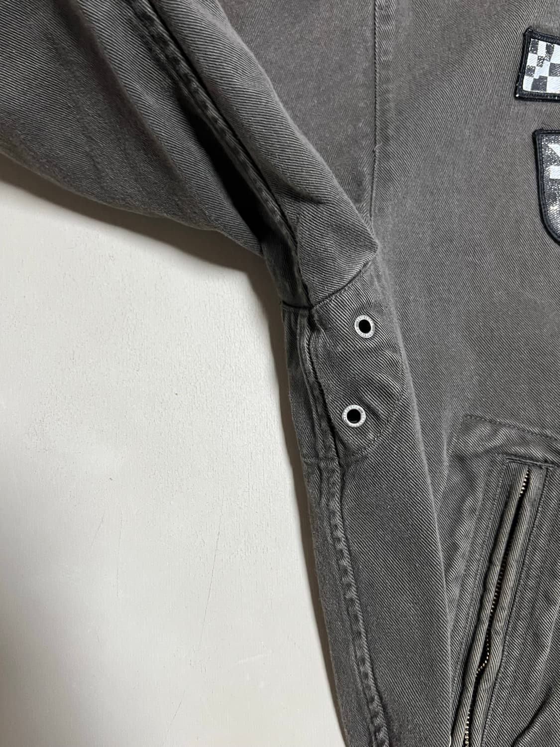 예스아이씨 Patched Zip Jacket Charcoal 사이즈 L 상품이미지4