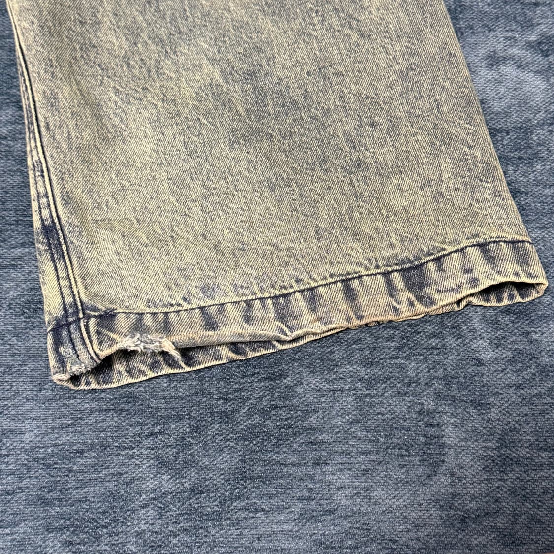 아이돈워너셀 레이어 커브 데님 인디고 상품이미지5