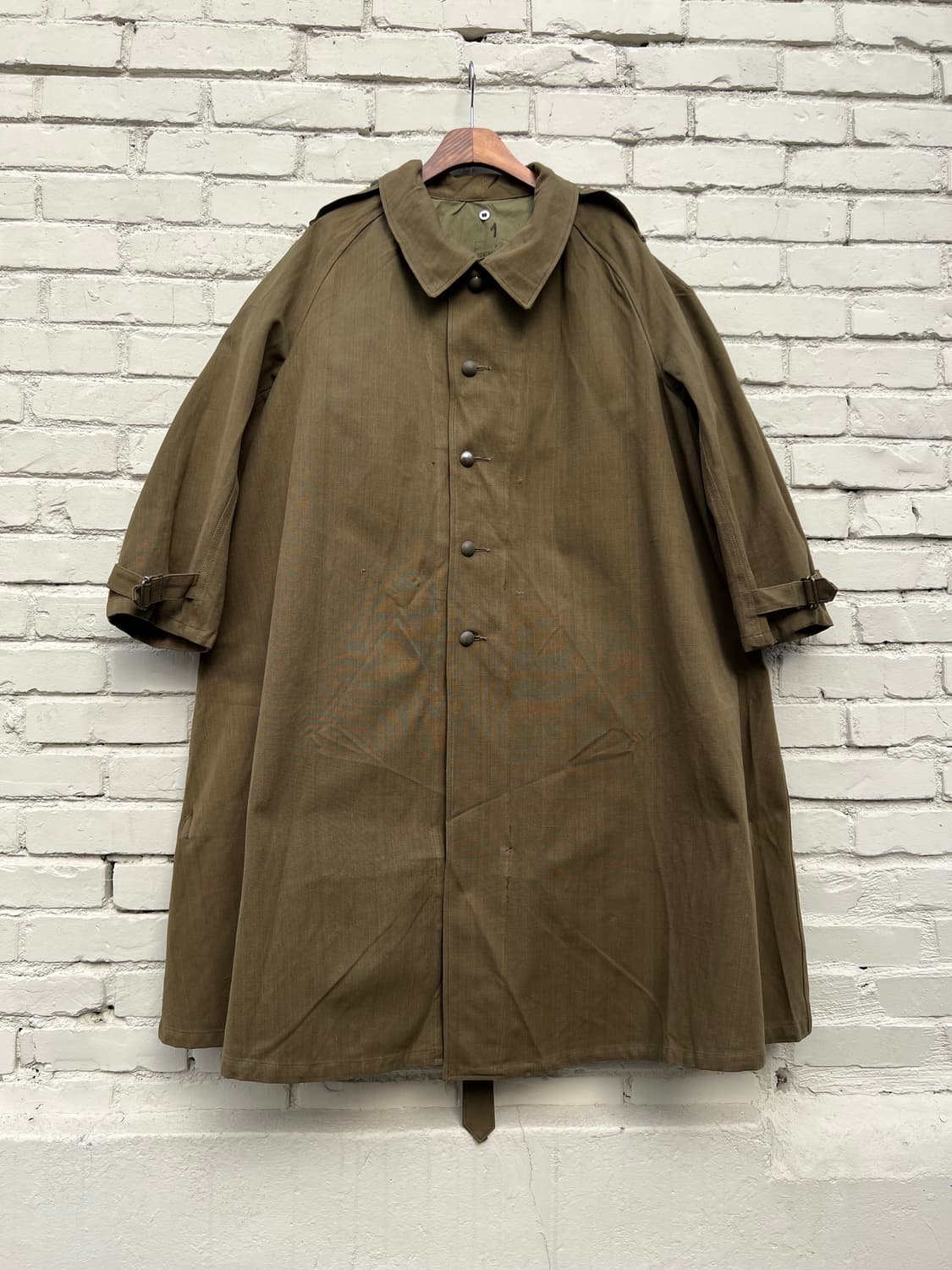 1940/50s FRENCH ARMY M35 밀리터히 모터사이클 코트 상품이미지3