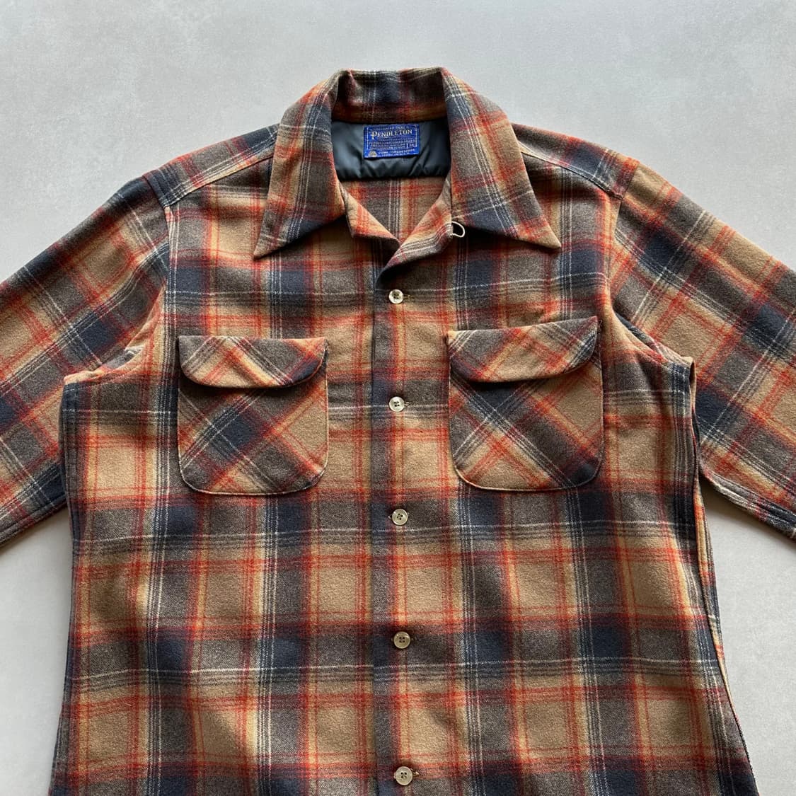 [M]펜들턴 70s USA 옴브레 플란넬 셔츠 상품이미지3