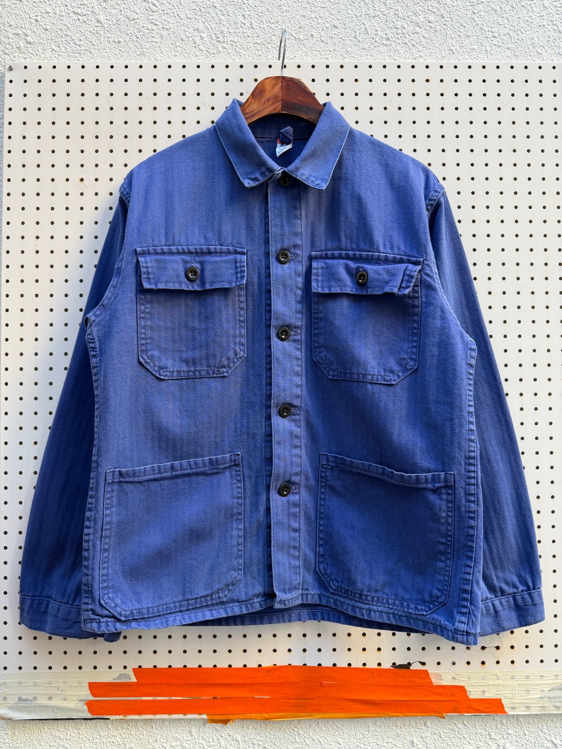 OLD VINTAGE HBT 4 POCKET 헤링본 프렌치워크자켓 상품이미지1