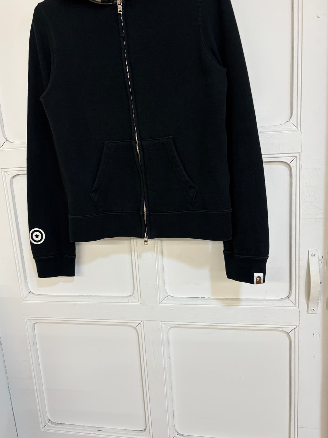 딱붙핏!!!))) 베이프 샤크 후드 집업 상품이미지5