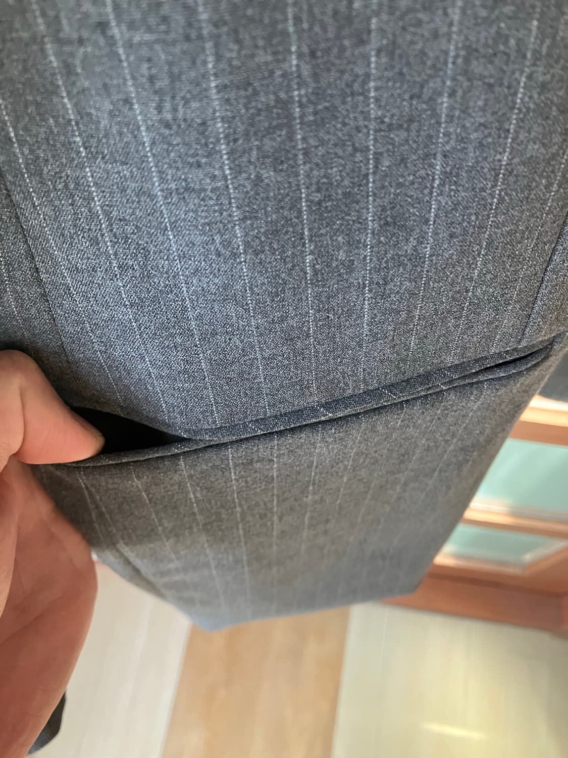 TNGT 핀스트라이프 더블 블레이저 105(새상품급) 상품이미지8