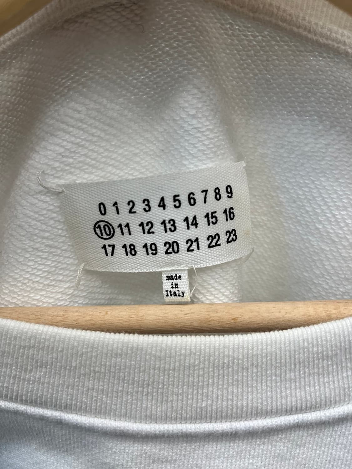 105) 마르지엘라 20AW 디컨스트럭티드 오버 맨투맨  상품이미지2