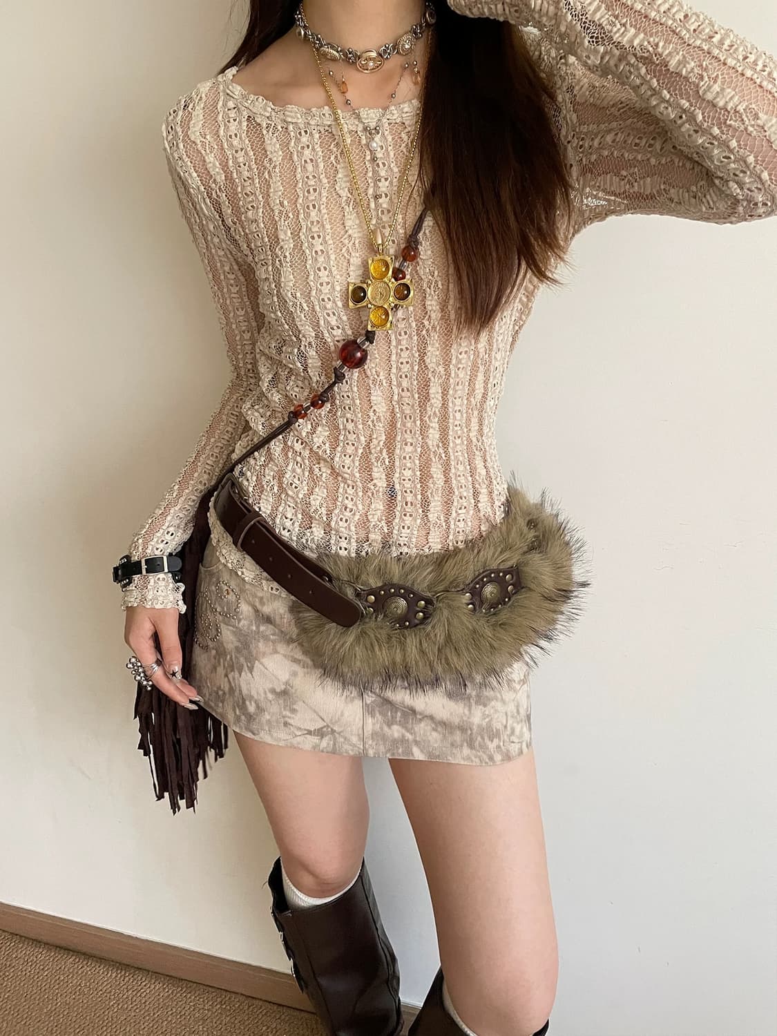 퍼리 Y2K 벨트 상품이미지3