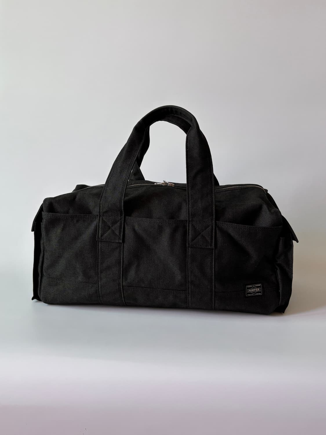 요시다포터 스모키 보스턴 백 L 블랙 상품이미지1