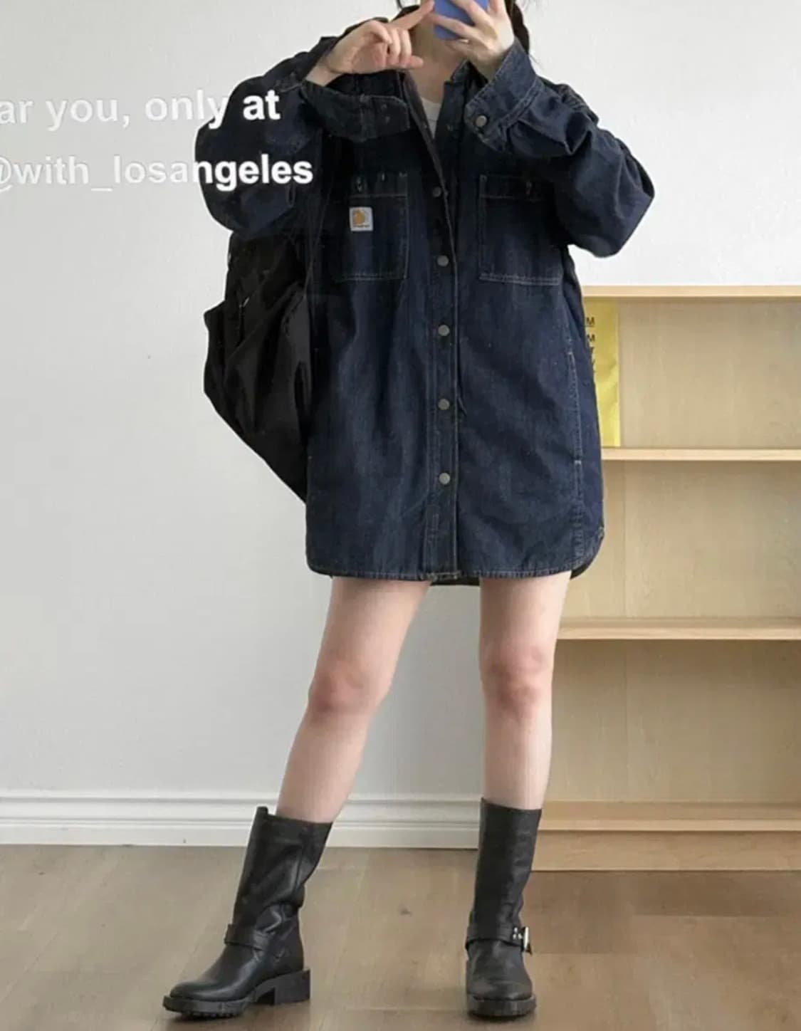 칼하트 청자켓 (기모안감) 상품이미지5