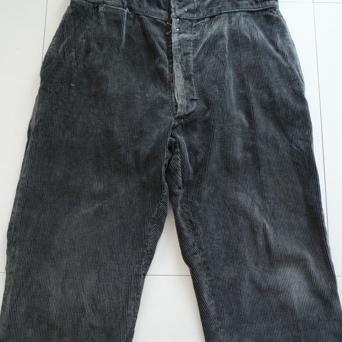 50년대 "Le Favori" 프렌치 워크 해비 코듀로이 팬츠 상품이미지3