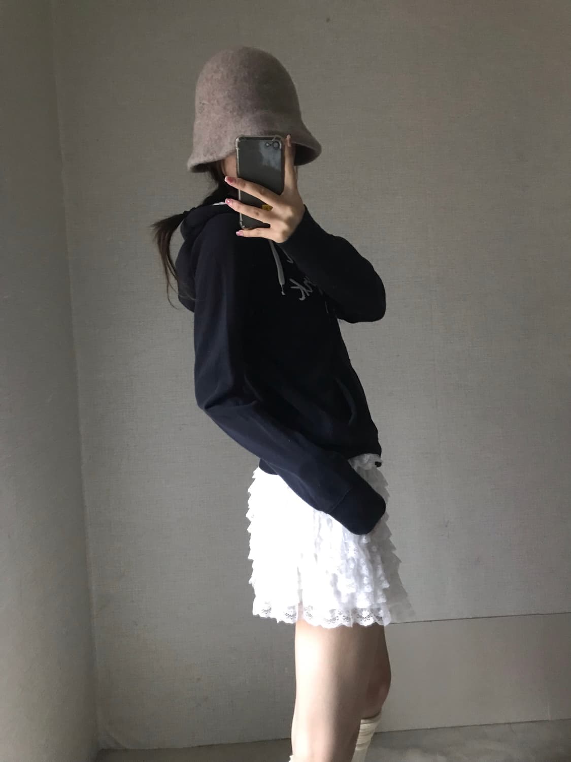 아베크롬비 네이비 슬림핏 후드집업 상품이미지4