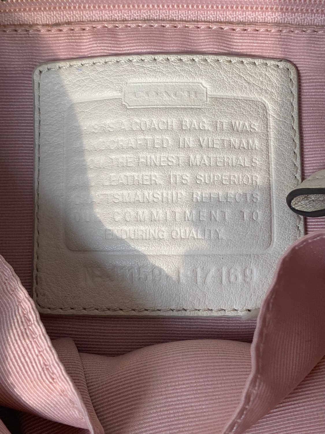 [희귀🤍] Coach 아이보리 바게트 숄더백 상품이미지6