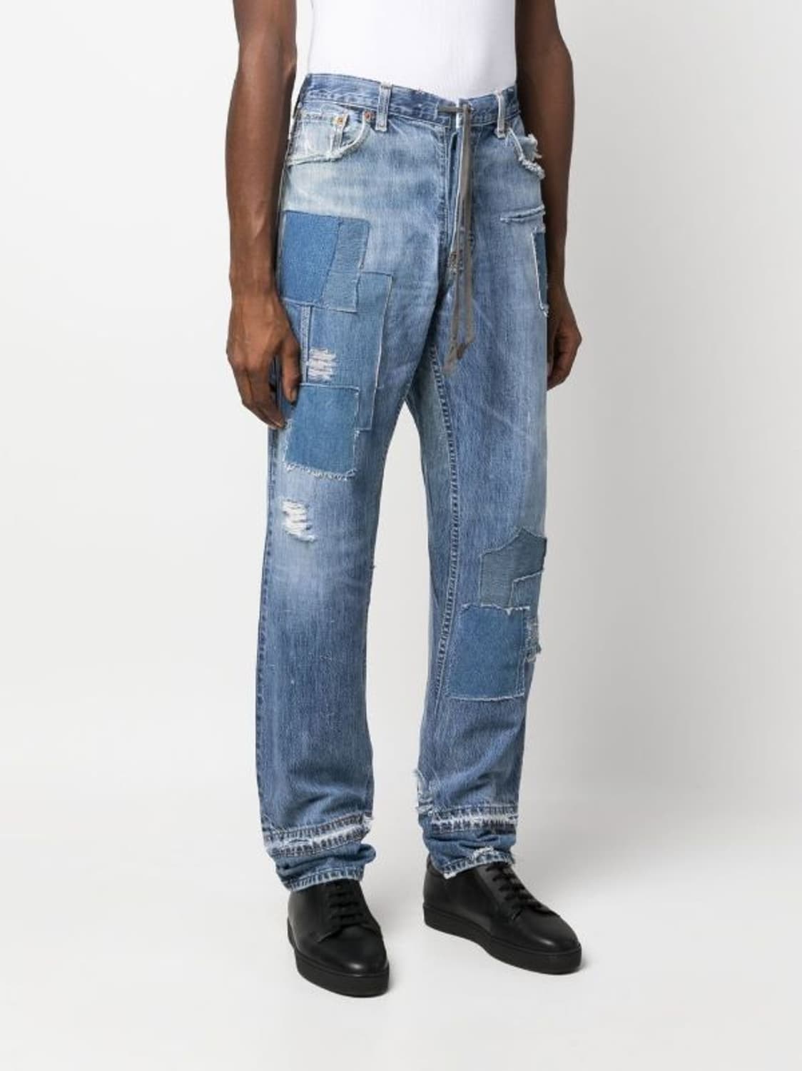 그렉로렌 디스트레스드 데님 34라운지 팬츠 상품이미지4