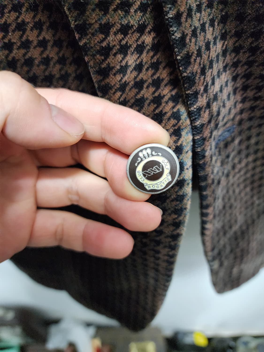 로가디스 하운드투스 90s 빈티지 벨벳 블레이저 상품이미지4