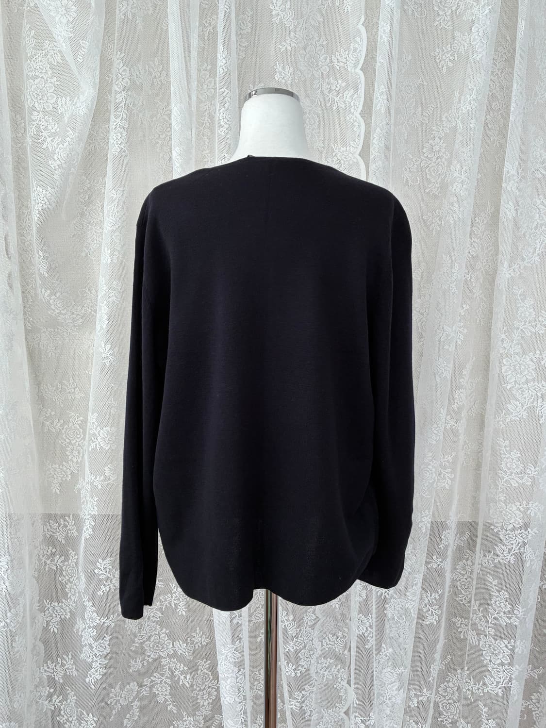 M) 코스 COS 여성 브이넥 울 니트 네이비 상품이미지3