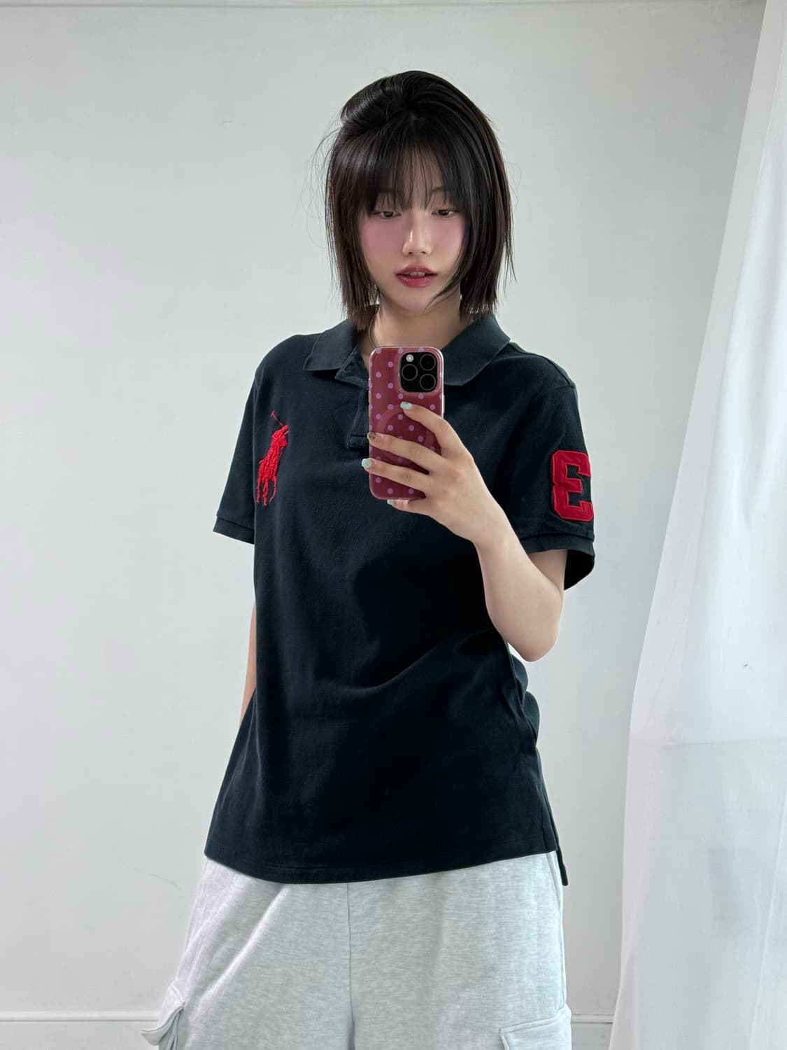 폴로 빅포니 블랙 피케이 티셔츠 상품이미지1