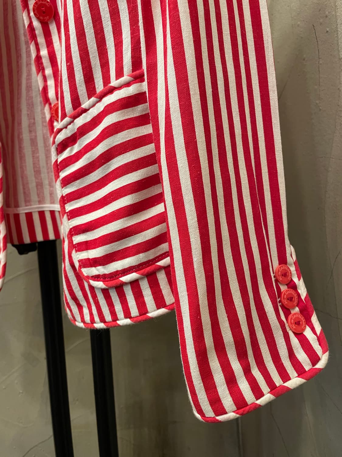 카스텔바작 이태리 린넨 비스코스 레드 자켓 66 상품이미지5