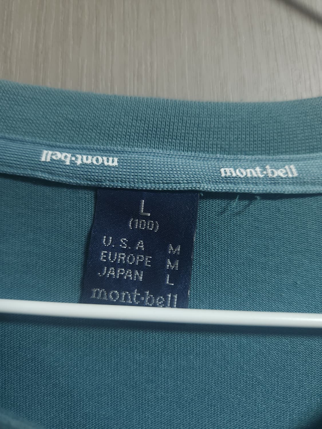 몽벨 반팔 티셔츠, L 상품이미지2