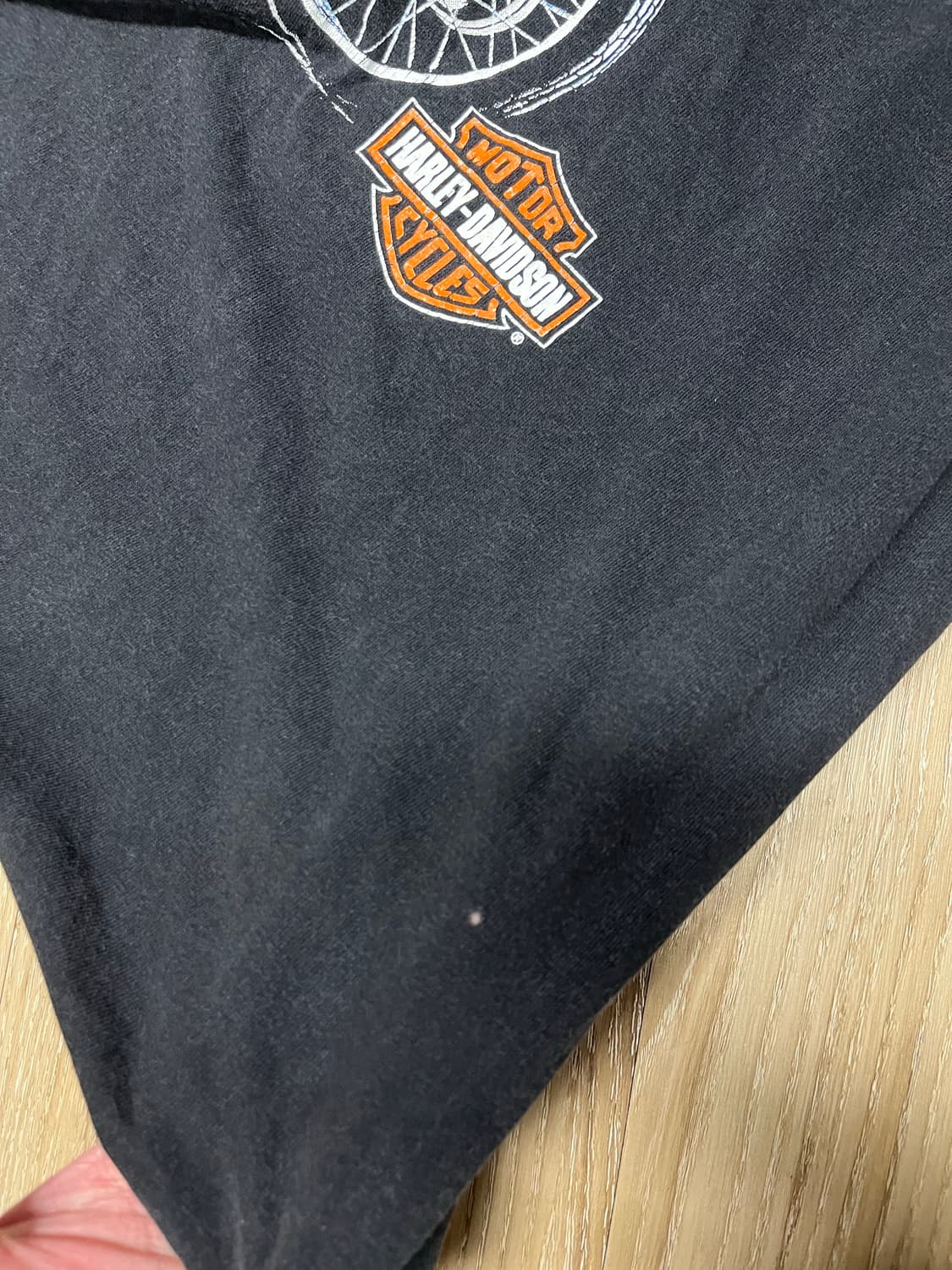 90s 할리 데이비슨 폴라베어 슬리브리스 티셔츠 상품이미지5