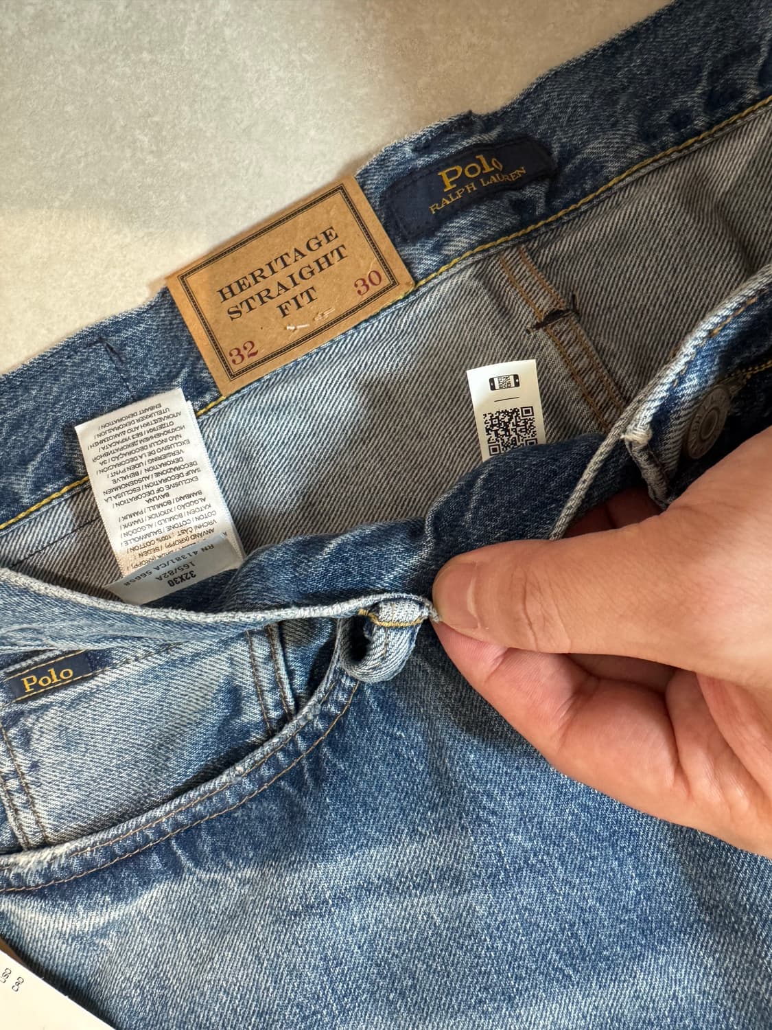(새상품) 폴로 랄프로렌 헤리티지 스트레이트 하바나 진 32x30 상품이미지6