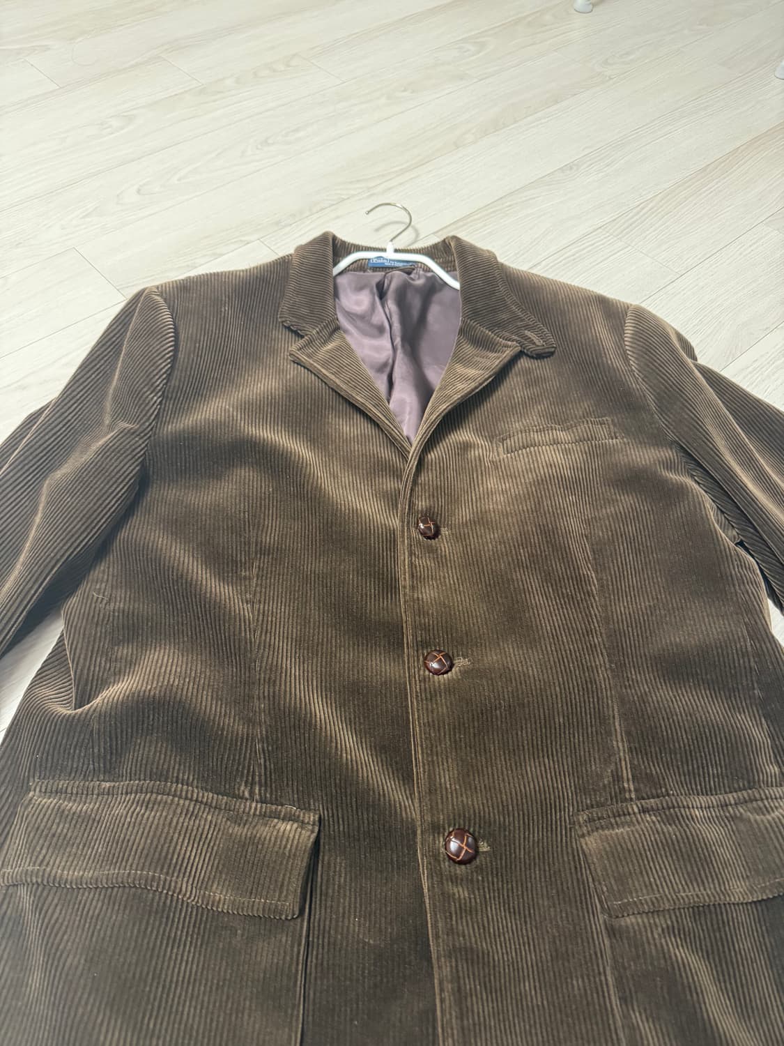 폴로 코듀로이 스포츠 자켓 코트 L 브라운 상품이미지3