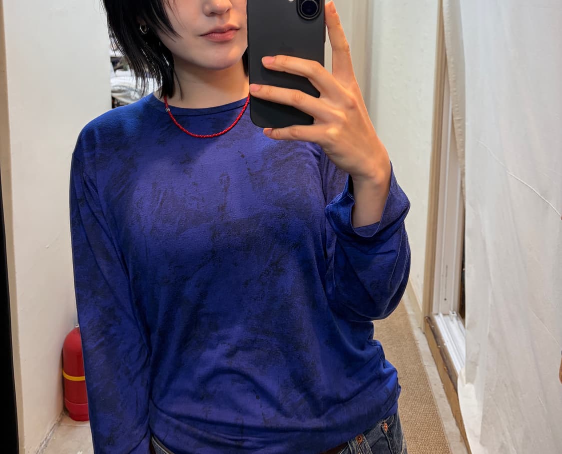 Blue Patterned Long Sleeve 상품이미지5