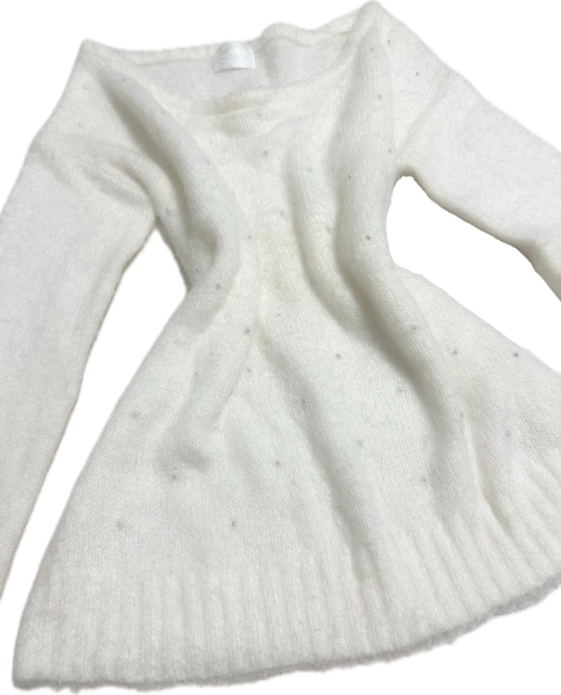 EMSEXCITE 히메갸루 로걀 원숄더 오프숄더 앙고라 니트 상품이미지2