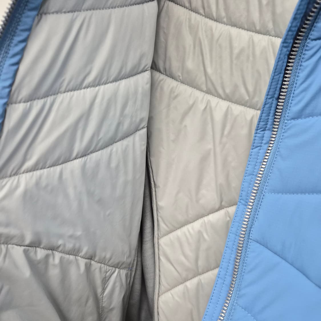 노스페이스 경량 패딩 자켓 블루 여성 L 상품이미지7