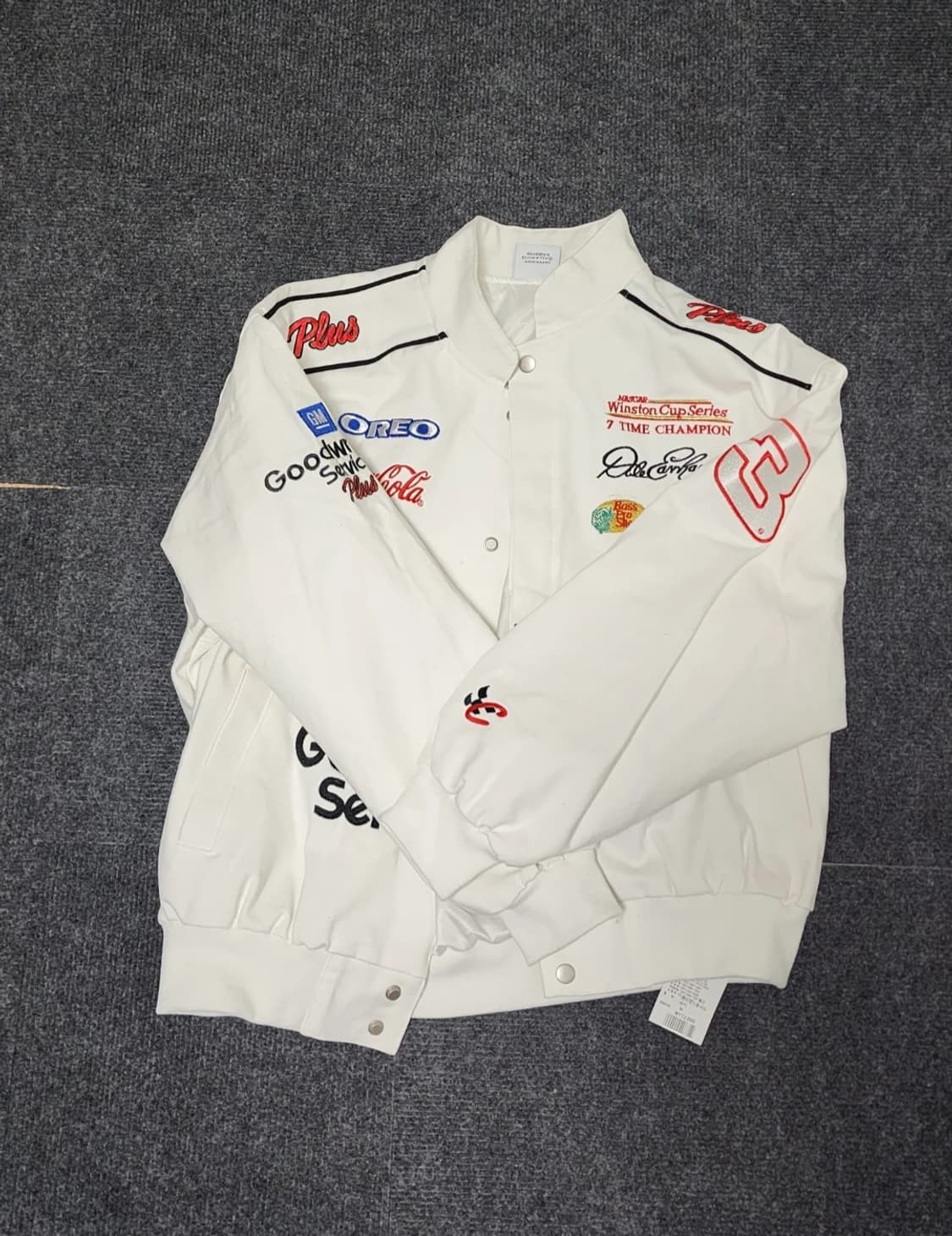화이트 굿wrench 레이싱 자켓 (새상품) 상품이미지2