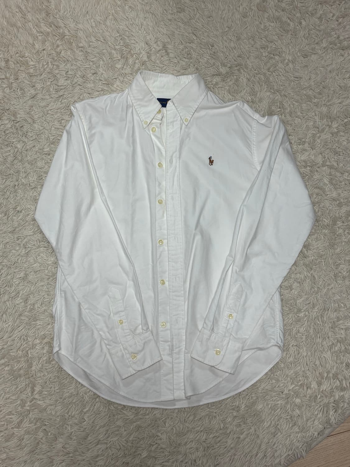 폴로 랄프로렌 옥스포드 클래식 셔츠 화이트 S 상품이미지2