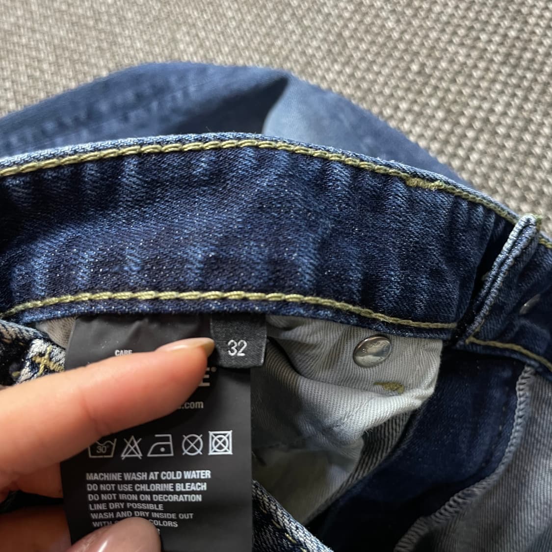 (32) 모드나인 중청 워싱 데님 팬츠 상품이미지6
