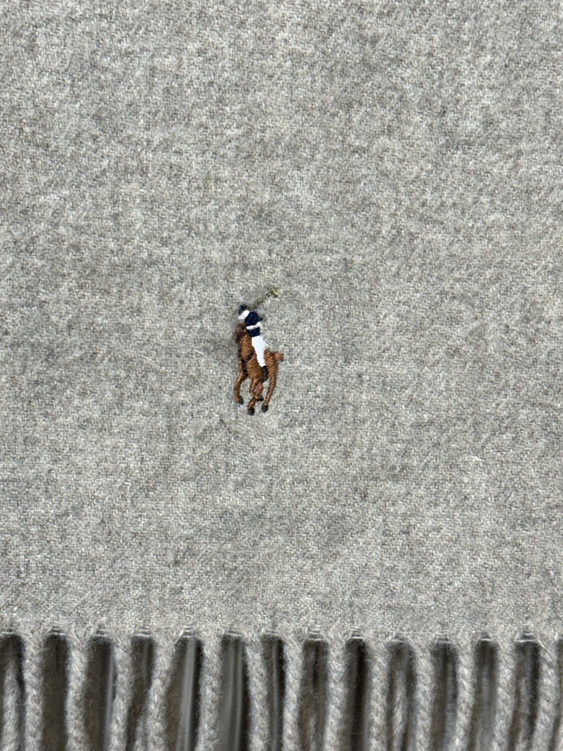 폴로 랄프로렌 울 머플러 회색 상품이미지2