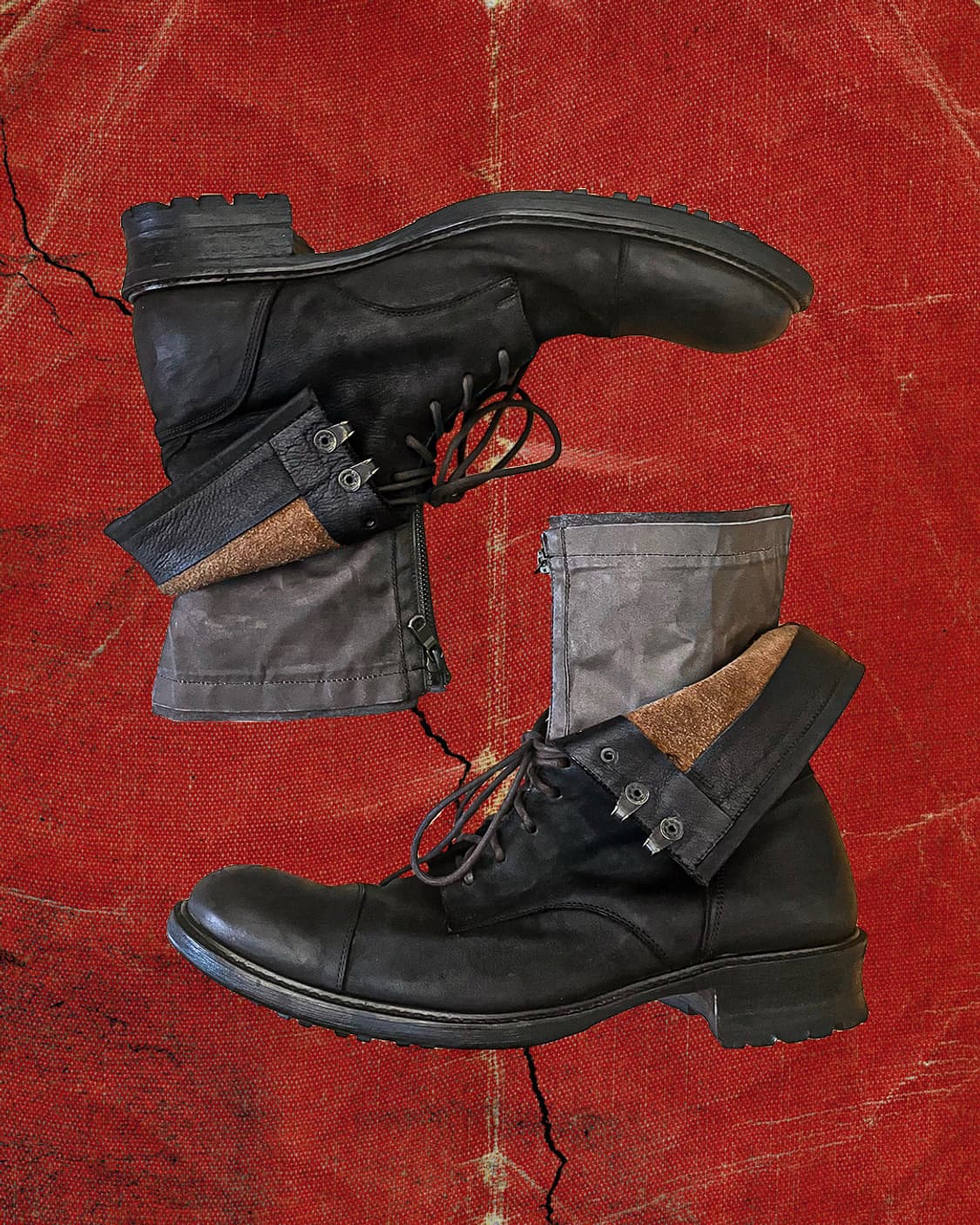 Alfredo bannister 알프레도 바니스터 헤비 레이어드 롱 부츠 상품이미지1