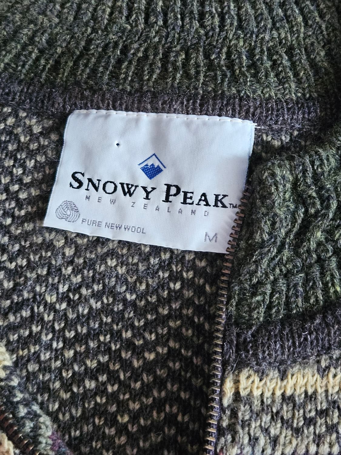 뉴질랜드 빈티지 스노위피크 빈티지 울 니트/snowy peak 상품이미지3