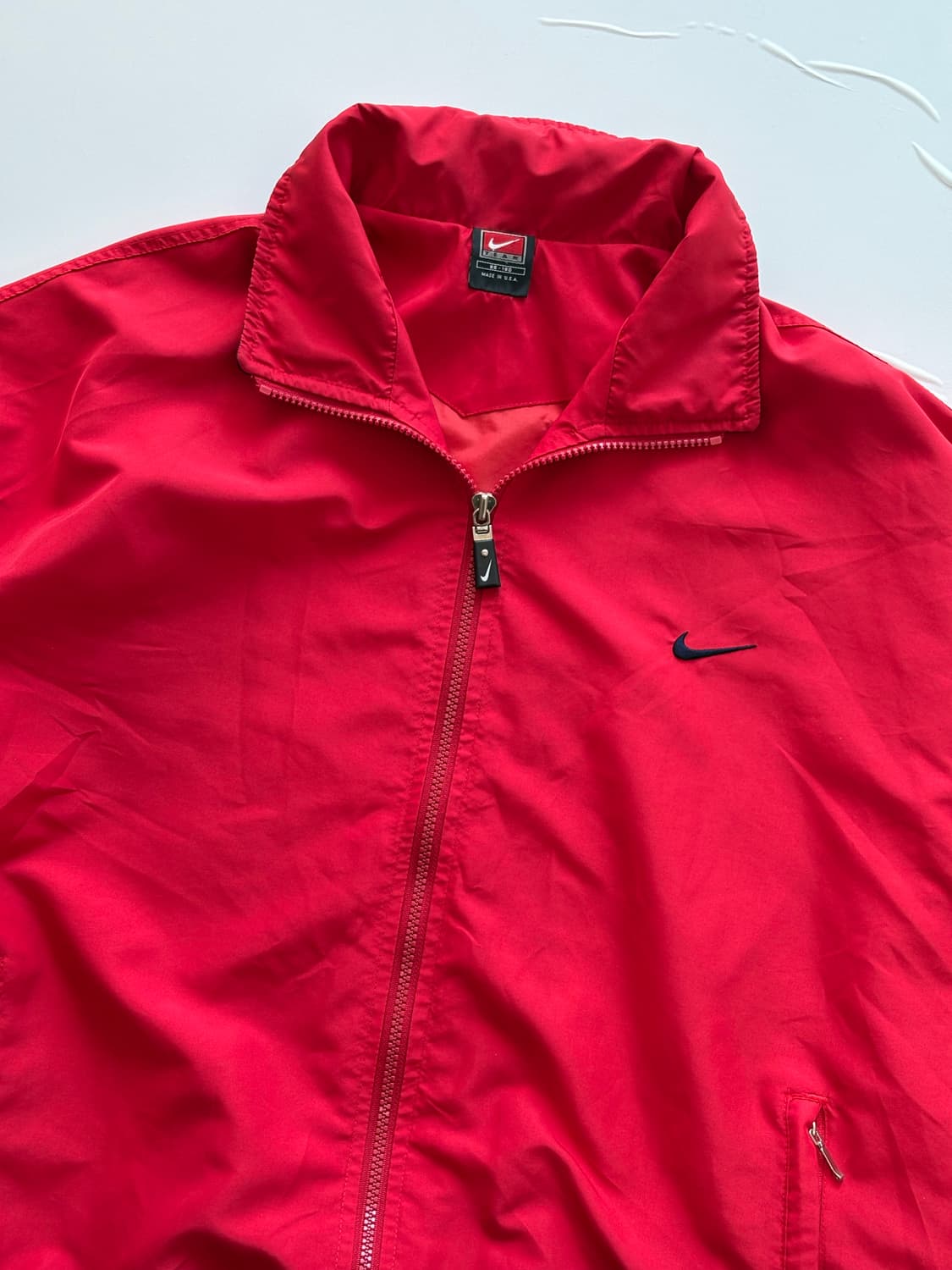 Nike 나이키 빈티지 스우시 레드 바람막이 상품이미지2