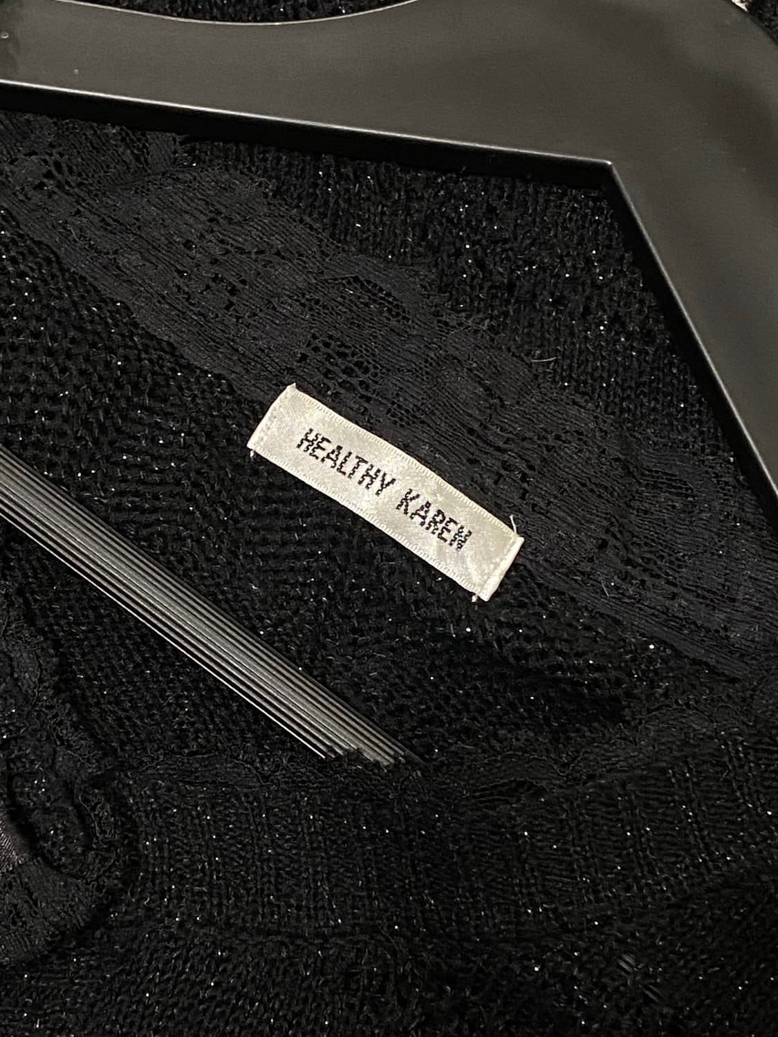 Healthy karen 글리터 리본 디테일 가디건 상품이미지5