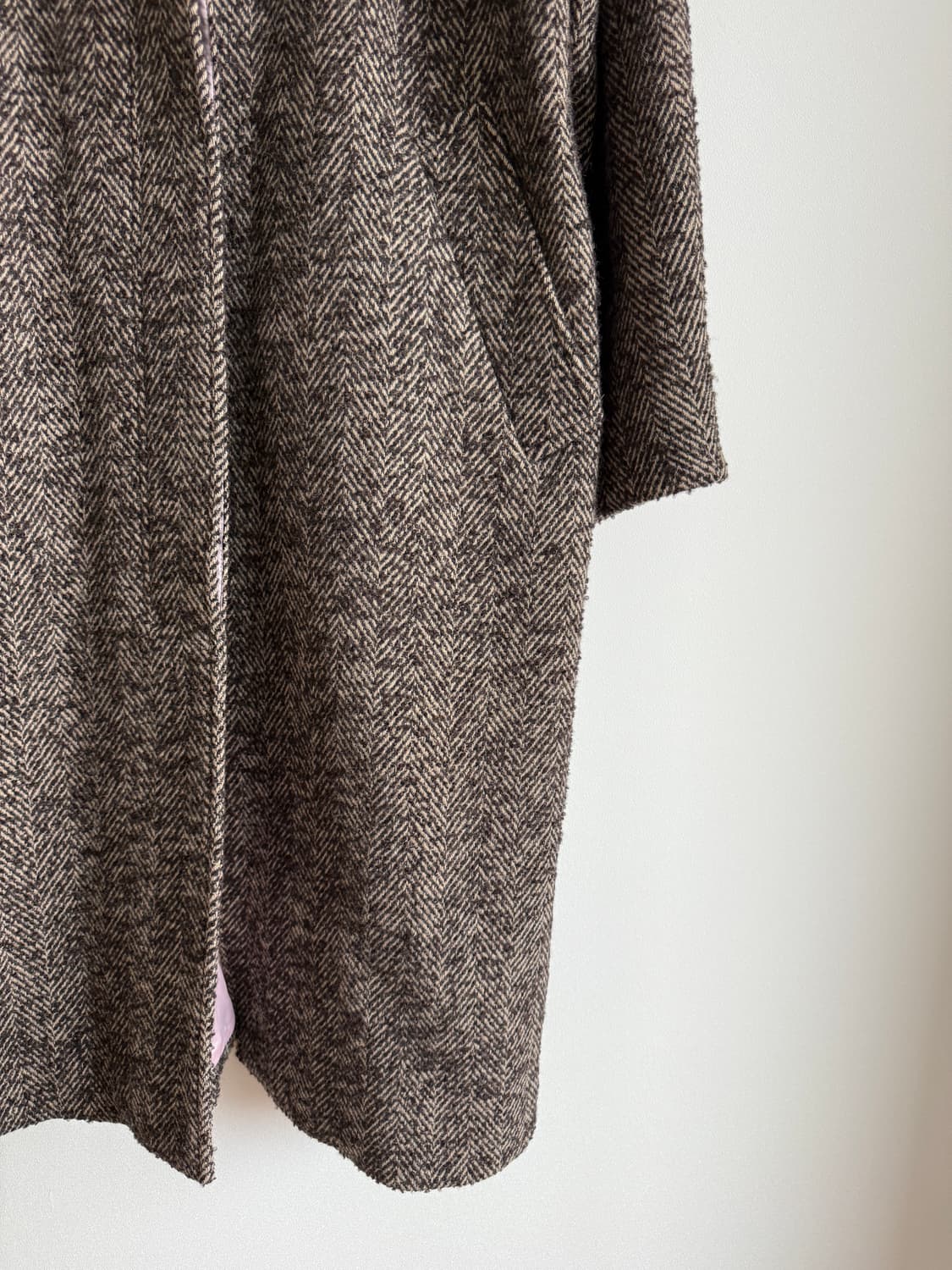 시엔느(Sienne) 울&알파카 헤링본 코트(택 달린 제품) 상품이미지3