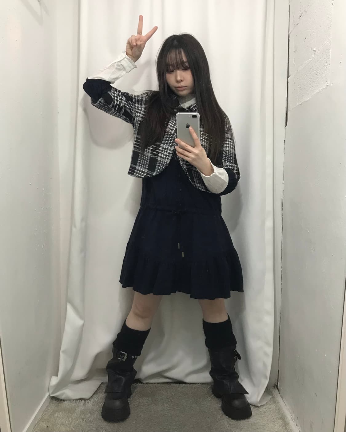 무채색 소녀 코디 세트 🖤 상품이미지1