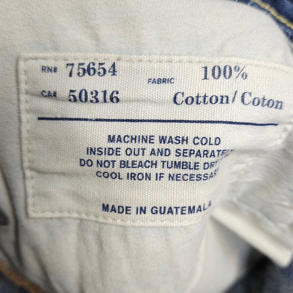 30 ) 아베크롬비 로우 라이즈 슬림 부츠핏 상품이미지8