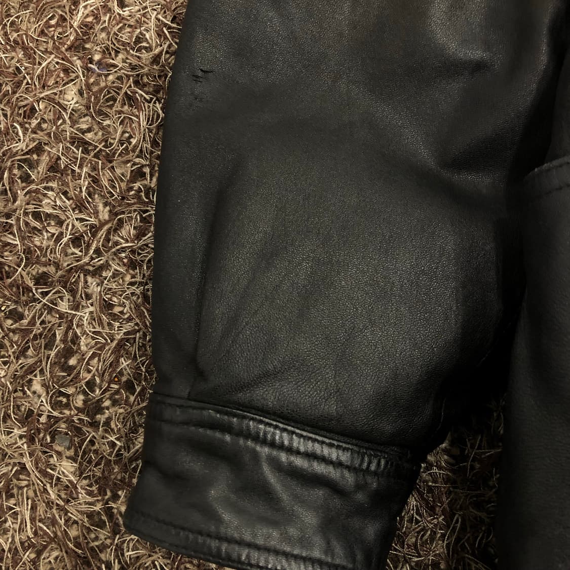 빈티지 양가죽 봄버 퍼카라 레더 가죽 자켓  상품이미지3