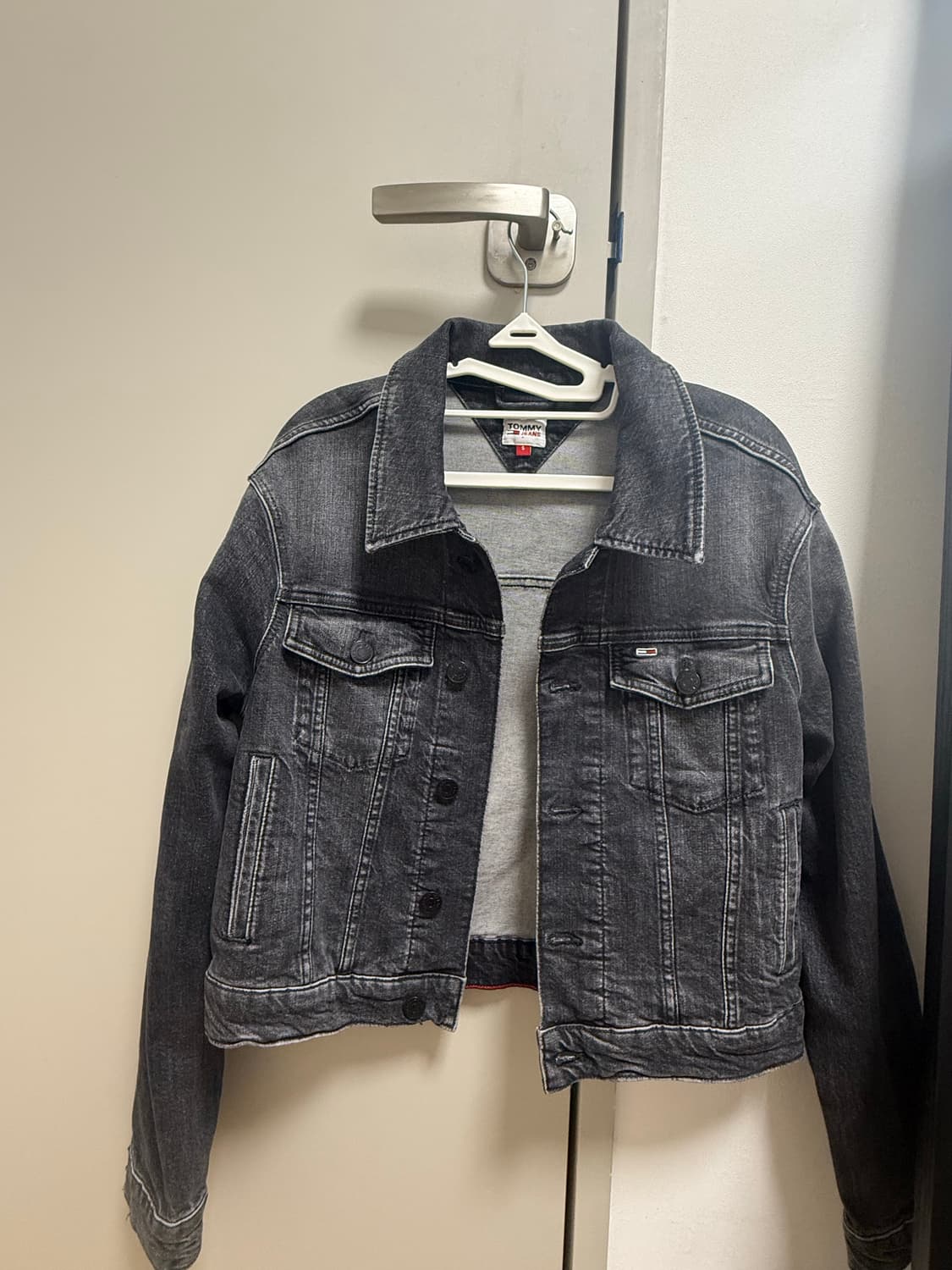 타미진스 크롭 흑청자켓  상품이미지1