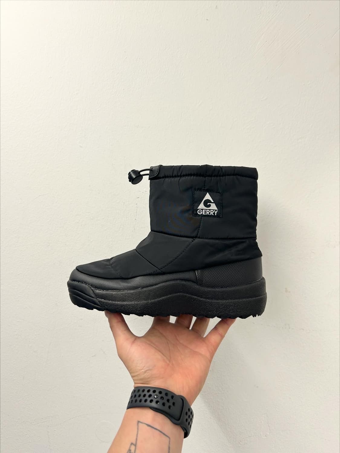 GERRY 제리 블랙 패딩 숏 부츠 230 상품이미지1