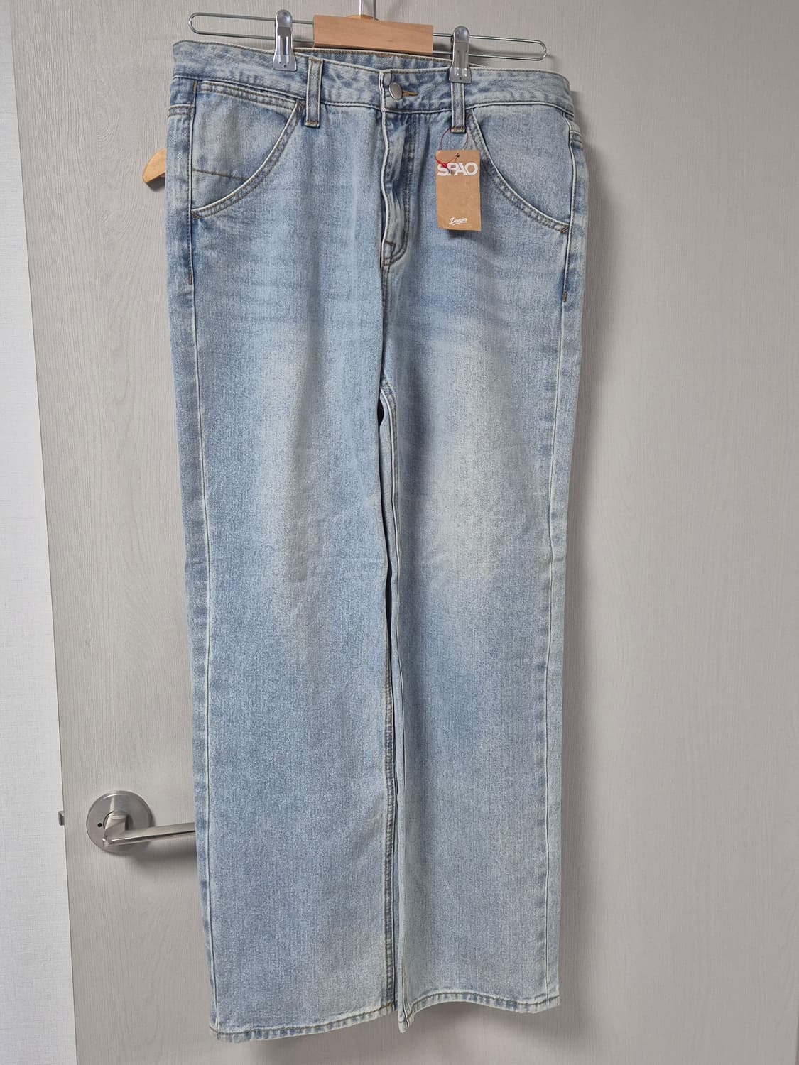 연청 세미와이드 청바지 32인치 (새상품) 상품이미지2