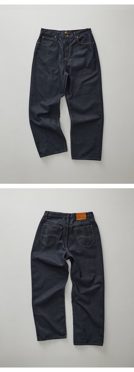 Lee 맨 릴랙스드핏 논페이드 데님 팬츠 인디고 로우 상품이미지2