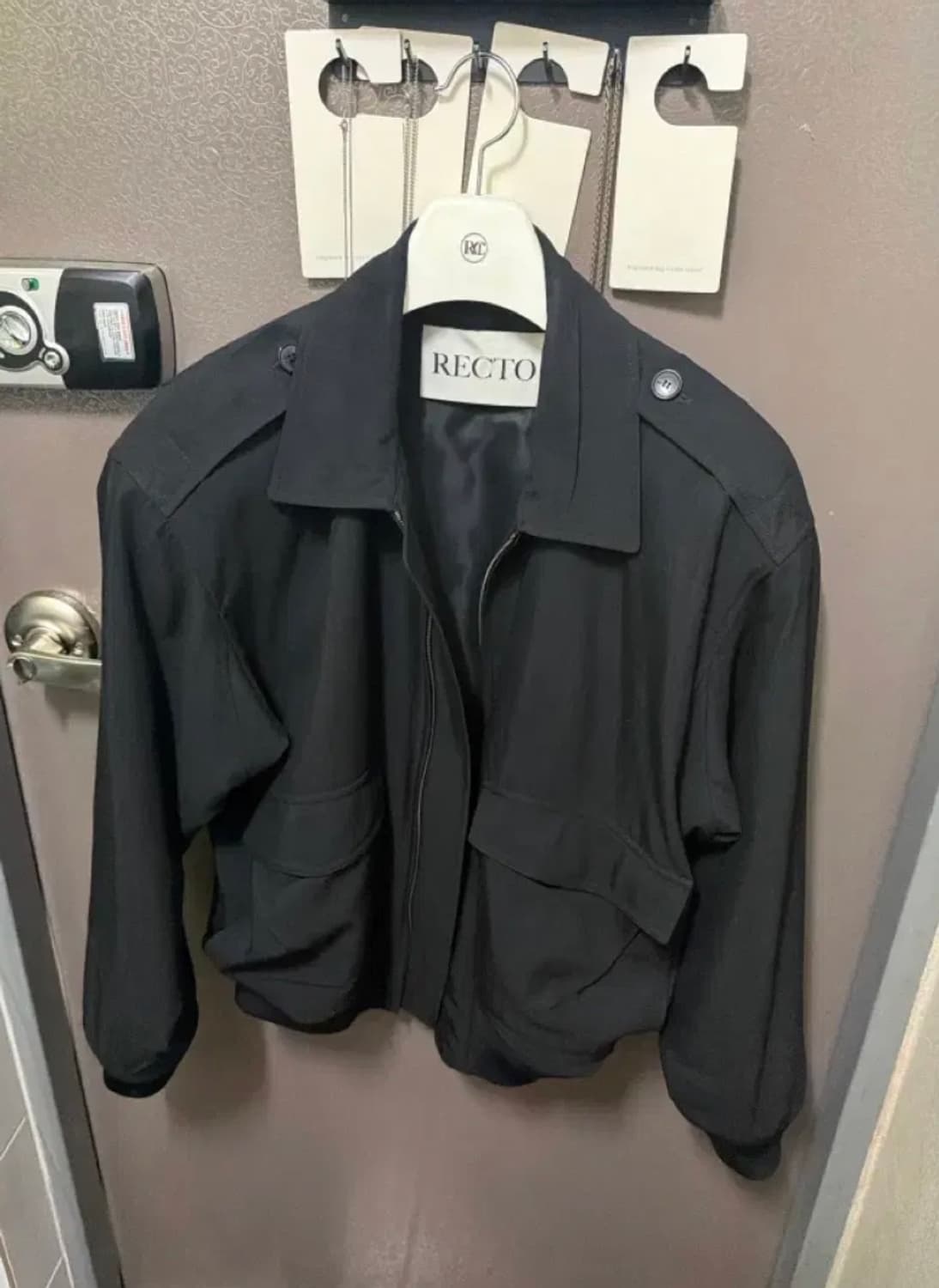 렉토 빈티지 프레스드 크리즈 블랙 상품이미지1