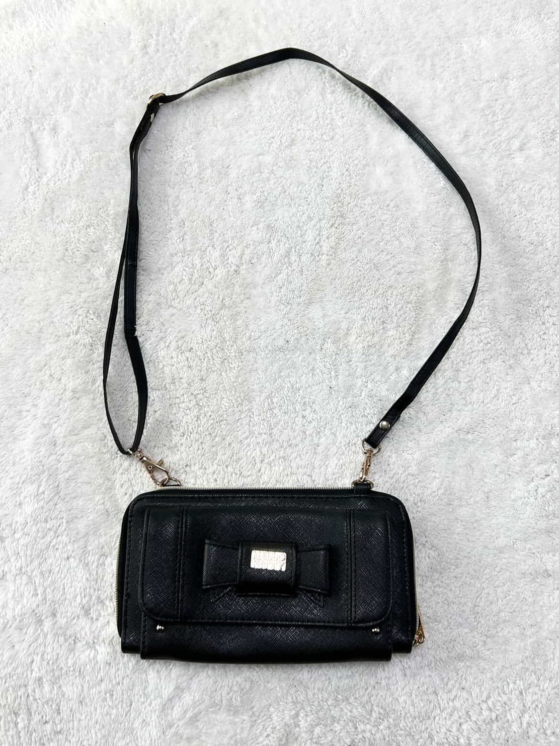 헬로키티 금장 블랙 지갑백 상품이미지5