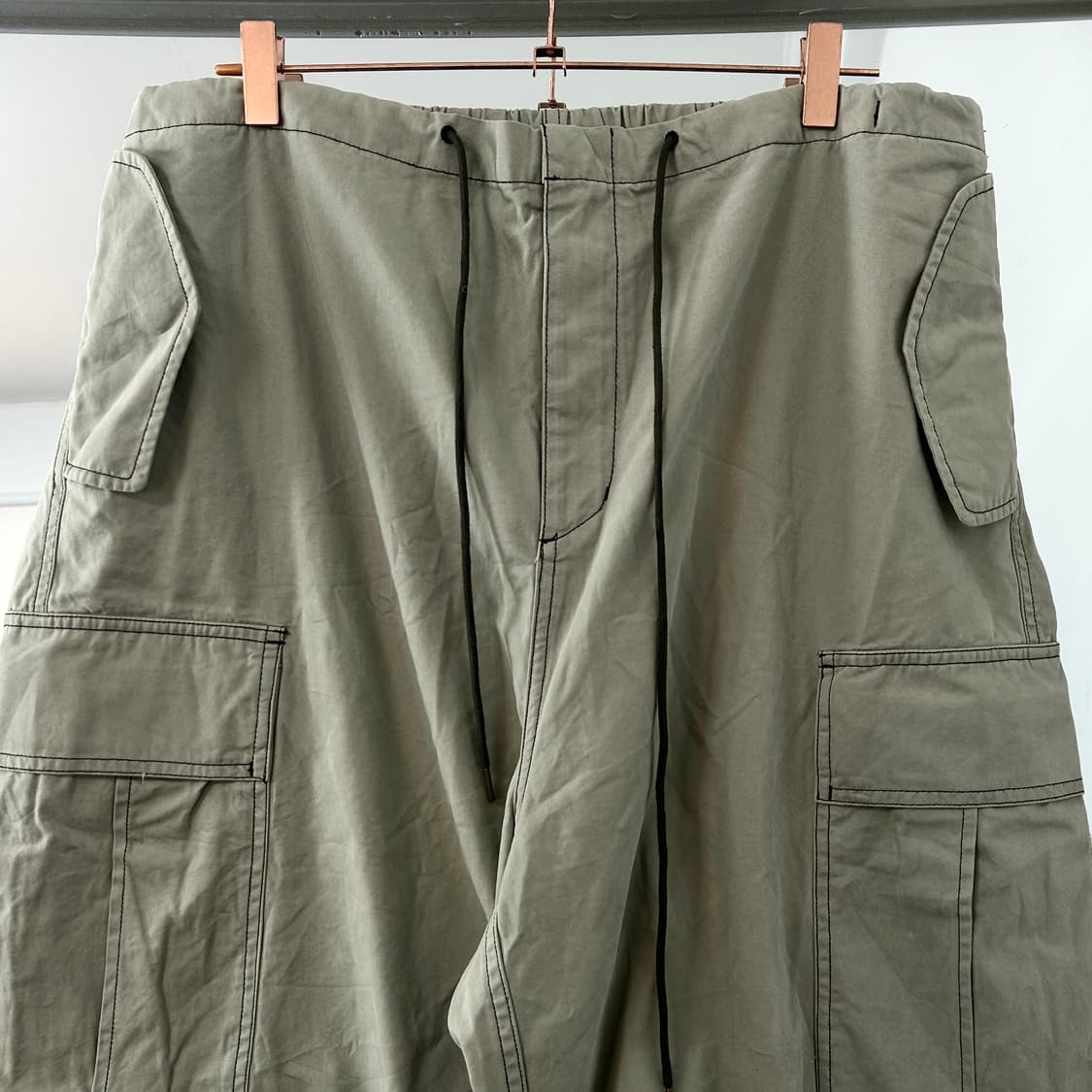 Seo 에스이오 카고 코튼 빅 팬츠 상품이미지6