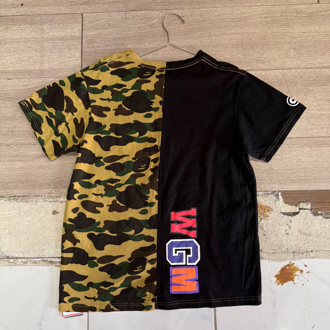 베이프 카모 샤크 반팔티 2XL 상품이미지2