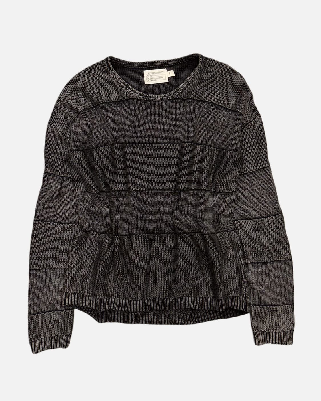 washed grey stripe knit 상품이미지2