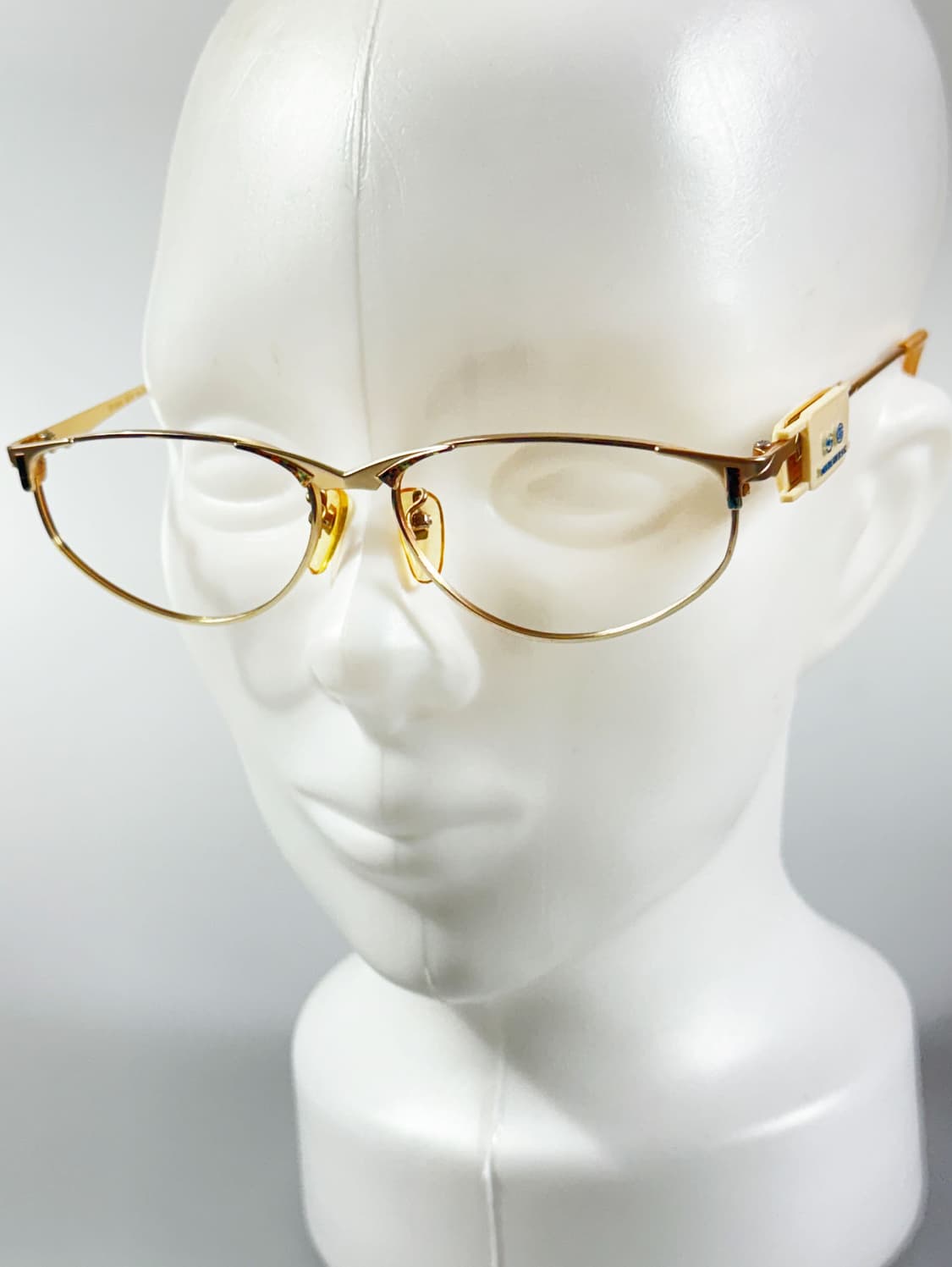 90s P.S.C FASHION 골드 메탈 슬림 스퀘어 빈티지 안경 상품이미지8